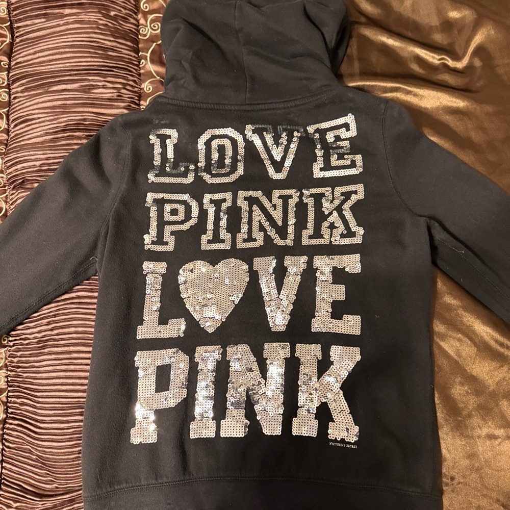 PINK Victoria's Secret Black Hoodie